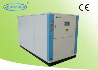 China Commercial Water Cooled Water Chiller , Free Standing Blue Box Chiller for sale