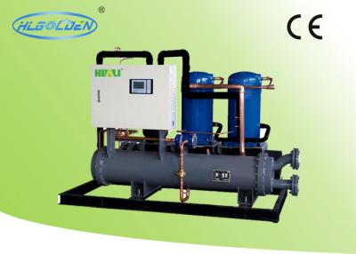 Китай Тип коммерчески блоки Danfoss открытый охладителя, 10.2KW - охладитель воды водяного охлаждения 156KW продается