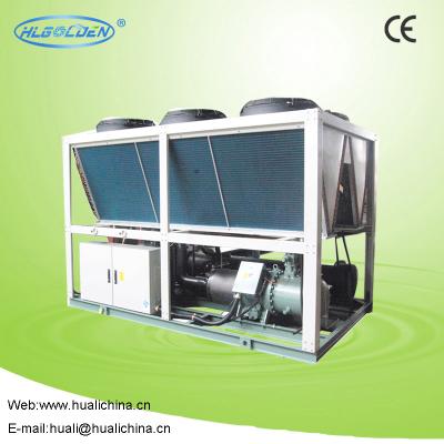 China 380V 50Hz R22 Screw Efficient Heat Pump High Efficiency Air Cool Chiller for sale