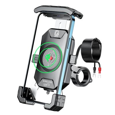 China Adjustable Hot Selling USB Bike Bicycle Phone Holder Quick Charging Adjustable Waterproof Mobile Phone Holder Mobile Charger for sale