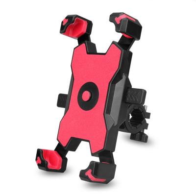 China Hot Selling Adjustable Motorcycle Bike Phone Holder Case Aluminum Alloy Bike Phone Holder Mobile Phone Mount for sale