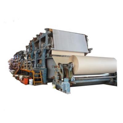 China Factory Paper Mill Recycled Kraft Paper / Factory Corrugated / Testliner Paper Making Machine for sale