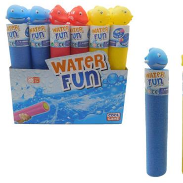 China Super Barrel Toy For Kids Squirt Pool Toy Color Random Plastic Foam Water Gun Shooter for sale