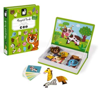 China Magnetic puzzle Toy Reloading Magnet Book (animal set) of early childhood education puzzle 40*29*75cm for sale