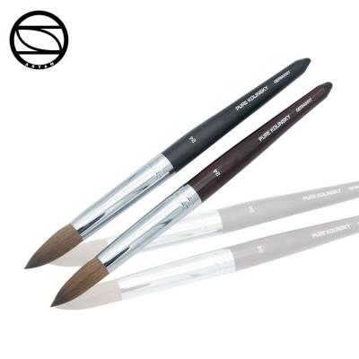 China Germany Acrylic Nail Art High Quality Pure Kolinsky Nail Brush for sale