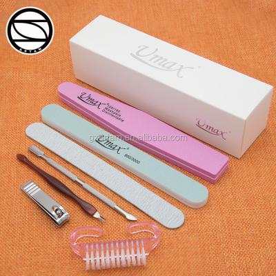 China Wholesale Professional Nail Care Manicure Beauty Easy-used Cleaning Tools Repair Shape, High Quality Nail Buffer Manicure 7 Pieces Set for sale