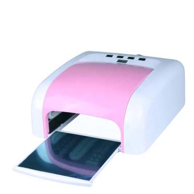 China 2019 new high watt automatic fast polish dryer light pink UV ccfl led nail lamp for sale