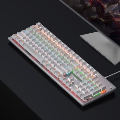 China 104 Key Mechanical Gaming Keyboard Mechanical Keycaps Backlight Switch Mechanical Computer Keyboard Gaming Keyboard For Mobile for sale