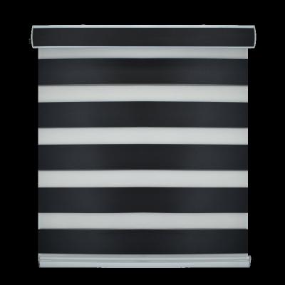 China 2022 New Minimalist Zebra Shades For Windows Heat Insulation Roll Blinds Shades Window Blinds For Kitchen Black Zebra Blinds for sale