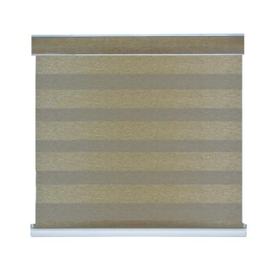 China Luxury Minimalist Roller Blind Blackout For Windows Thick Fabric Thermal Insulation UV Proof For Sliding Doors Zebra Faux Canvas Blinds for sale