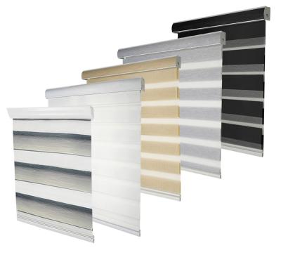 China Custom Minimalist Factory Zebra Shades For Windows Gradient Privacy Shield For Living Room Day And Night Zebra Roller Shades for sale