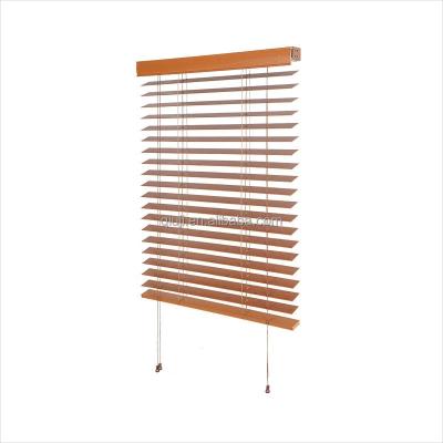 China 2022 New Minimalist Natural Wood Blinds Ladder Wood Sash Shade Sun Shutter Natural Wood Blinds For Windows Kitchen Dining Room for sale