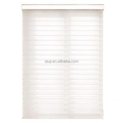 China Good Quality Dustproof Mouldproof Sheer Layered Window Shades Day And Night Double Shades Cordless Zebra Blinds Accessories For Living Room for sale