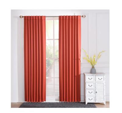 China Living Room Ready Made European Style Custom Made Bathroom Curtains Solid Color Fabric Long Shower Curtain for sale