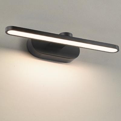 China Geometry Design Modern Wall Lamp With IP44 Structure Black Picture LED Lamp Waterproof Vanity Light Bathroom Lighting Make Up Room Hotel Bathroom LED Light toilet for sale