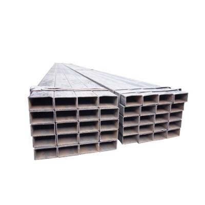 China Structure Pipe Weight Ms Square And Rectangular Steel Pipe , 40*40 Black Steel Square Pipe for sale