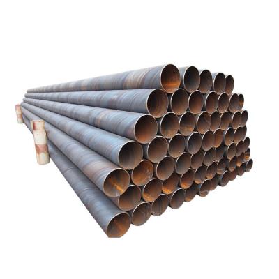 China ASTM A252 oil spiral arc welded steel pipe, large diameter API 5L ends ssaw spiral bevel steel pipe for sale