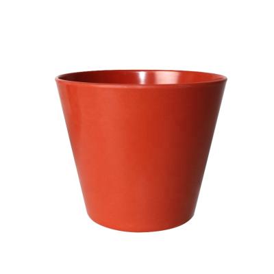 China OEM Decor Plastic Flower Pot Melamine Planters Pots Factory Wholesale Indoor Colorful Plastic Pots Modern Household for sale