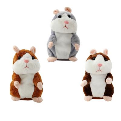 China Plush Kids Hamster Plush Talk Sound Toys Baby Electronic Pets Toys for sale