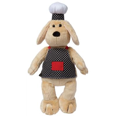 China Soft Plush Cookie Chef Dog Plush Toys Stuffed Animals Doll for sale