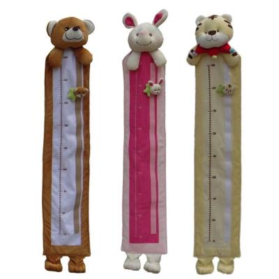 China Kids Plush Height Measurement Ruler Growth Scale 100CMX15CM for sale