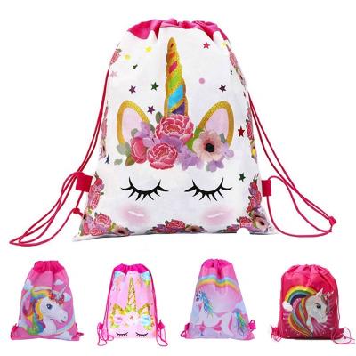 China Sustainable Storage Bag Drawstring Backpack For Kids Toys for sale