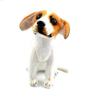 China Real Stuffed Plush Simulation Dog Doll Realistic Dog for sale