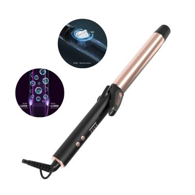 China Ionic Automatic Hair Curler With Display Vtune Hair Curler LCD Professional Ceramic Ionic Curling Iron Hair Hesitate Hair Styling Curling Iron for sale