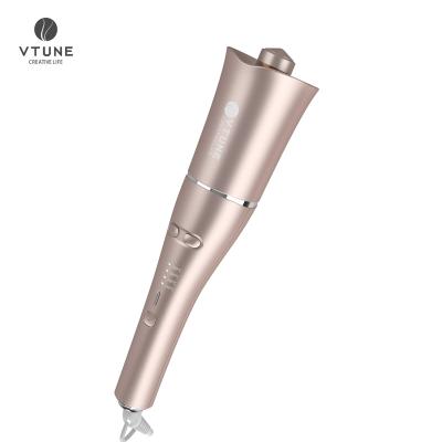 China Ionic Automatic Hair Curler With Led Display Hair Curling Iron Machine Automatic Ceramic Rotating Hair Curler Hair Curler For Women for sale