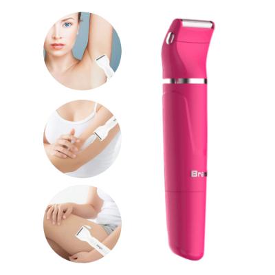 China Household Vtune Women's Hair Hair Trimmer White Red Wireless Nose Trimmer And High Quality Electric Nose Trimmer for sale