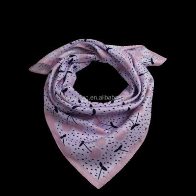 China 100% POLYESTER woven square spring 2022 fashion satin towel autumn summer small new lady solid scarf for sale