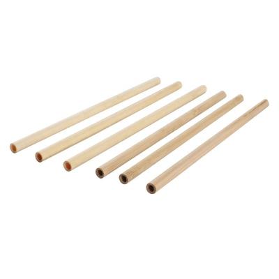 China New Trend Straw Pattern Diagonal Mouth Straw Minimalist Degradable Disposable Natural Bamboo Flat Mouth Customization for sale