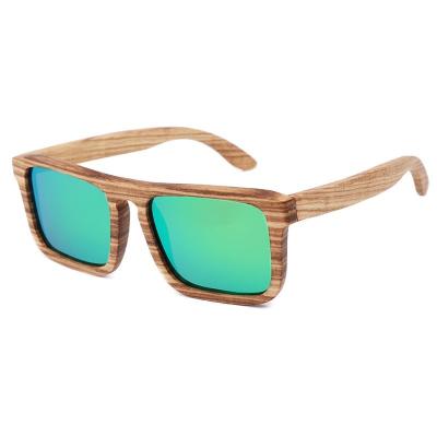 China Fashion sunglasses new fashion bamboo wood lenses polarized wholesale recycling sunglasses can engrave logo for sale