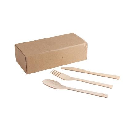 China Hotel Restaurant Home Party Picnic Wholesale Biodegradable Disposable Wooden Dinnerware Dessert Knife Takeaway Environmental Friendly Fork for sale