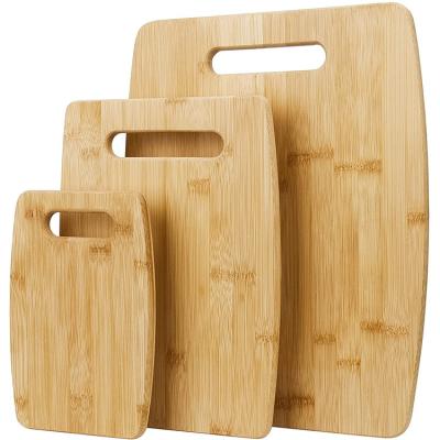 China Disposable Bamboo Cutting Board Set Bamboo Cutting Board With Manual Cutting for sale