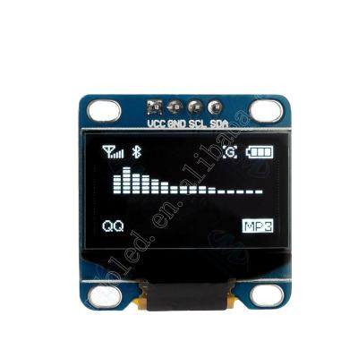 China 0.96 inch oled0.96 oled displayoled 0.96 lights 27.5*27.8MM from i2cWhite for sale