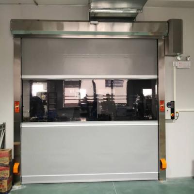 China Manufacturer Supply PVC Technology Door Sound Insulation Door Roller Direct High Speed ​​Auto High Speed ​​Garage Plastic Rolling Door Customize for sale