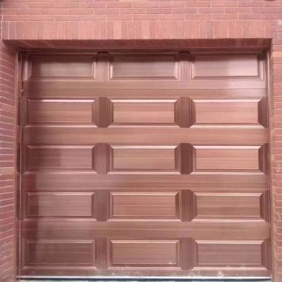 China Customized Spectacular Overhead Anti-theft Garage Electric Automatic Sectional Door For Home for sale