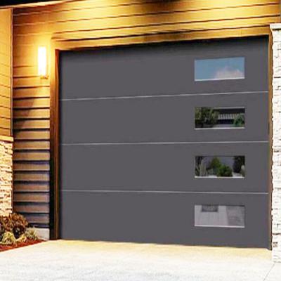 China Aluminum Combo Garage Anti-theft Door With High Insulation And Anti-theft Performance Automatic Home Garage Door for sale