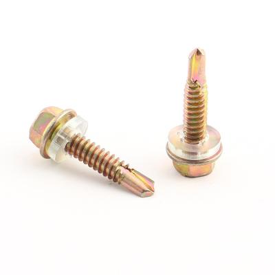 China Iron Screw Hex Head Nail Color Tile Hex Self-Tapping Self-Drilling Drilling Self-Drilling for sale