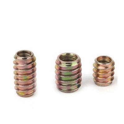 China Thread Through Teeth Nut Furniture Nut Inner And Outer Nut for sale