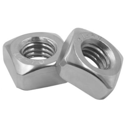 China Iron 304 Stainless Steel Nuts Square Nuts M2-M10 Square Nuts for sale