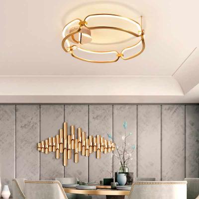 China Modern bedroom lamp simple modern creative personality led living room 2021 new Nordic ceiling lamp room study for sale