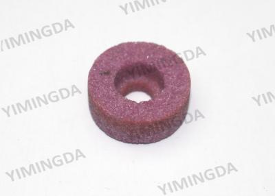 China Red Color 20 * 9mm Grinding Stone Wheel for Yin Spreader , Textile Spare Parts for sale