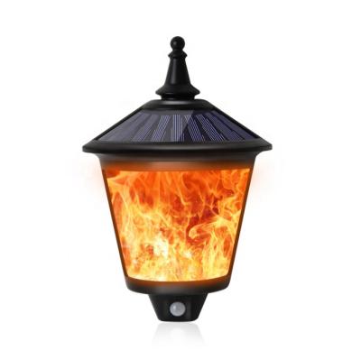 China Solar ROAD LED Flame Lamp / Outdoor Human Body Sensing Landscape Wall Lamp for sale