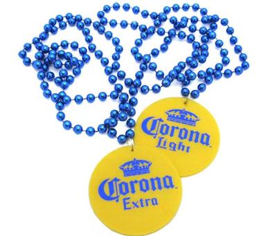 China Custom Health Care Institutes Logo Medallion Beads 7mm With Plastic Medallion Diameter 4cm For Promotion for sale