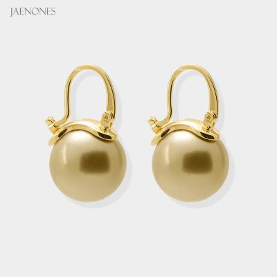 China FASHIONABLE Wholesale Baroque Freshwater Pearl Earrings JAENONES Small Pearl Earrings for sale