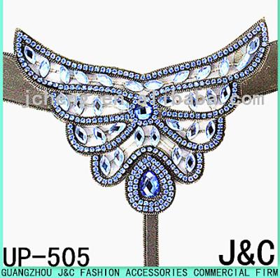 China For 2015 Uppers Sandals/Flats Butterfly Rhinestone Cup Chain Rhinestone Sandals for sale