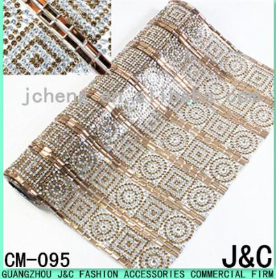 China 3*7 Mesh Colorado Glass Stone And Hot Fix Rhinestone Sheet for sale