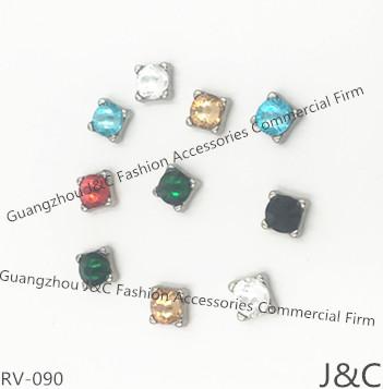 China Nickel Free Round Acrylic Stone Stud for sale